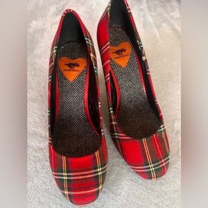Rocket Dog Women's Red Plaid Heels